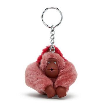 Kipling Mom And Baby Sven Monkey Keychain Accessoires Rood | BE 1950BE